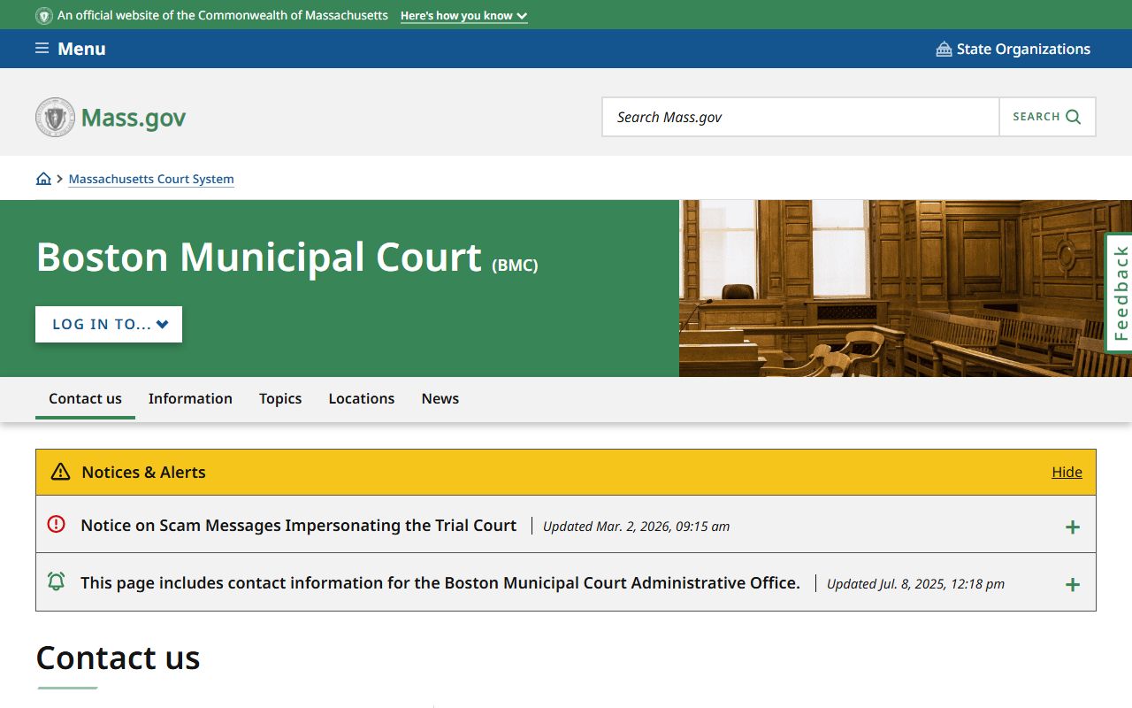 Boston Municipal Court background check records portal