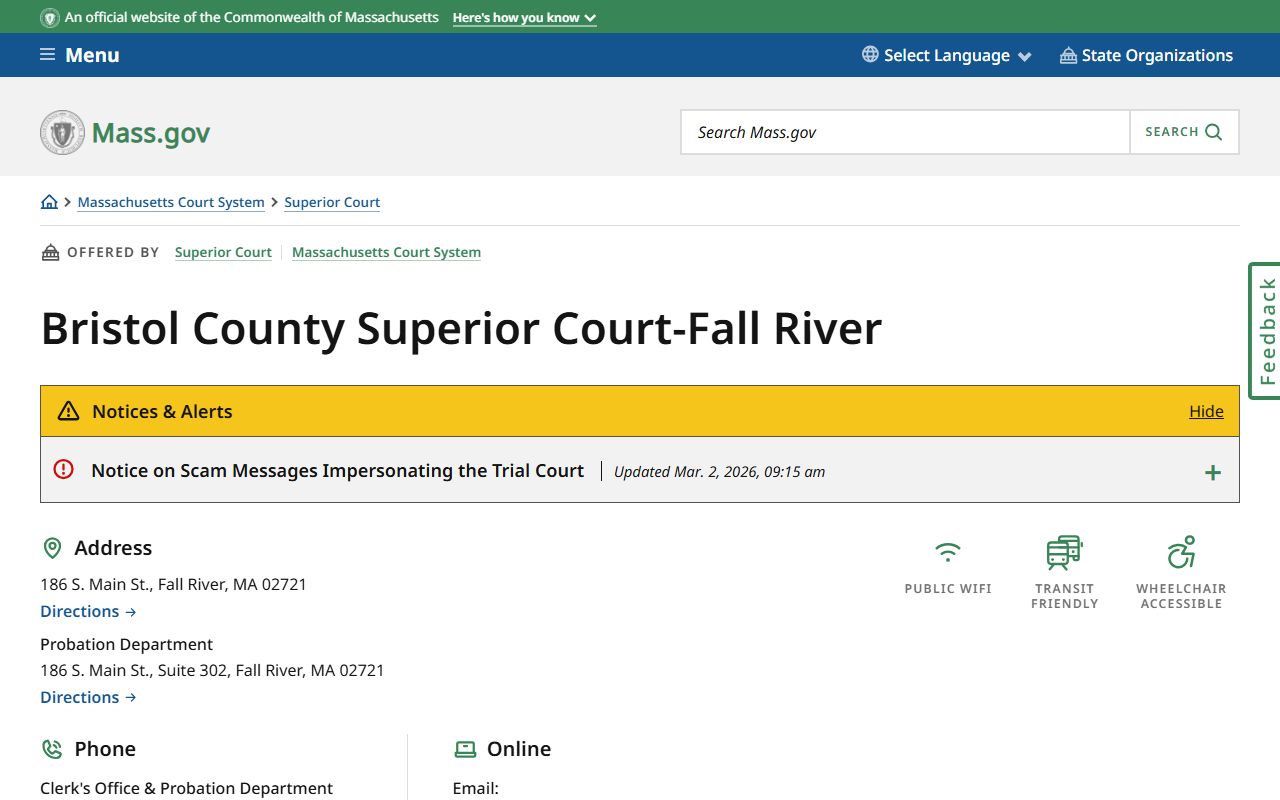 Bristol County Superior Court Fall River for background check court records