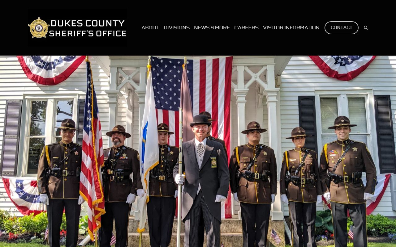 Dukes County Sheriff's Office website for background check and records on Martha's Vineyard